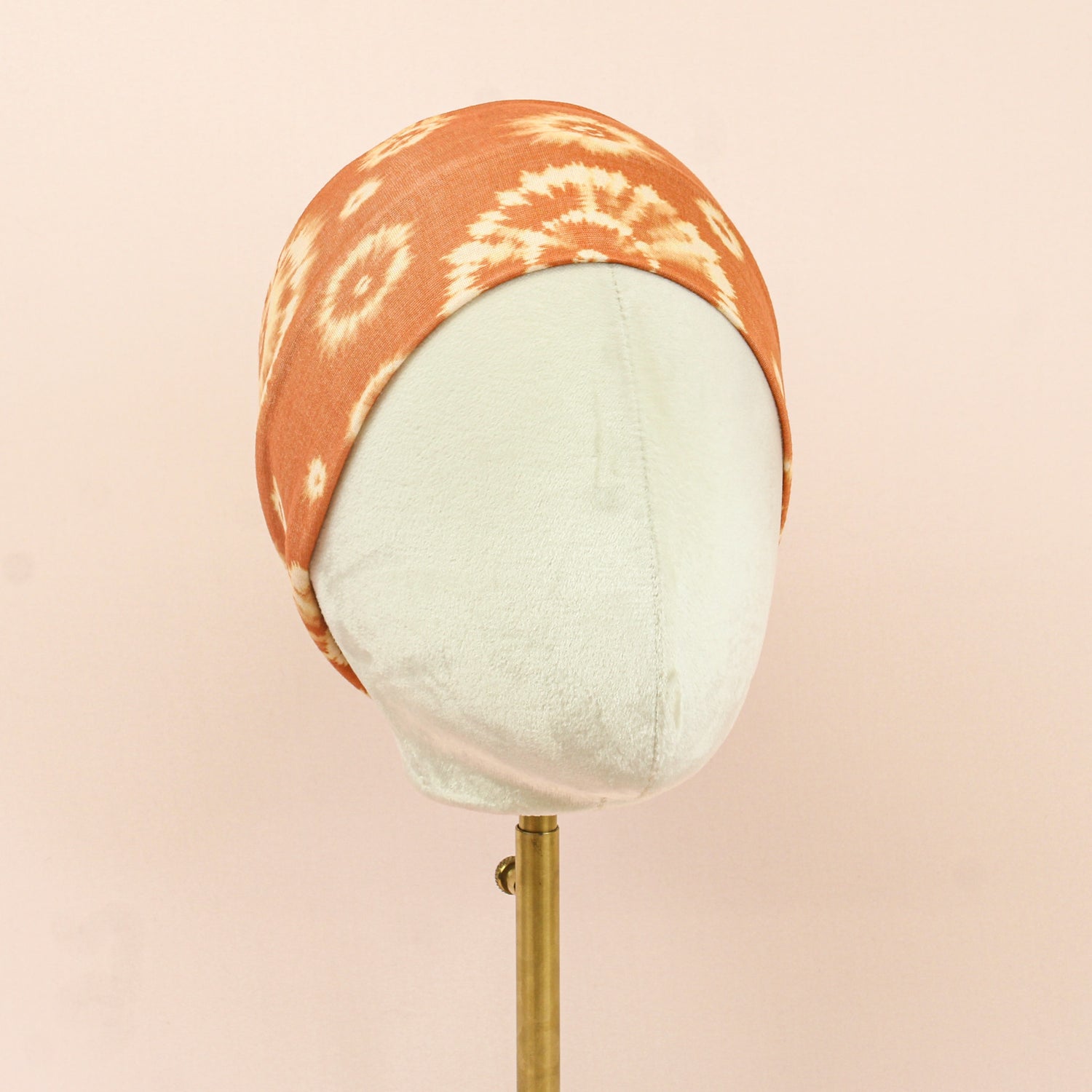 Blush Linen Tie Dye Stretch Headband