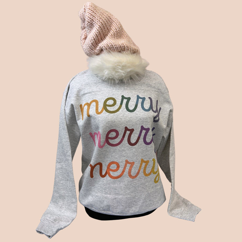 Merry Merry Merry Crewneck Sweatshirt