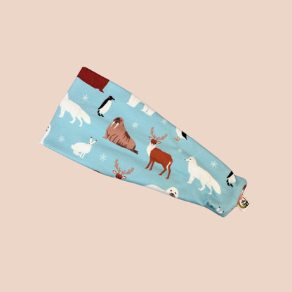 Arctic Animals Stretch Headband - The Sassy Olive