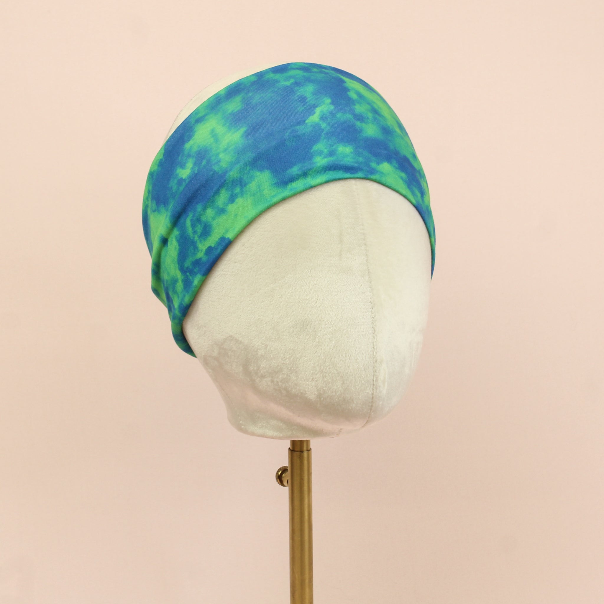 Blue and Green Stretch Headband - The Sassy Olive