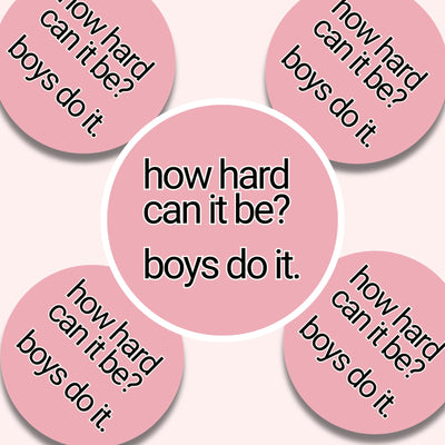 Boys Do It Vinyl Decal Sticker - The Sassy Olive