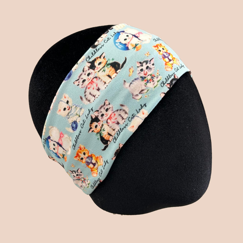 Childless Cat Lady Stretch Headband - The Sassy Olive