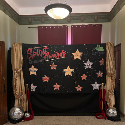 Custom Event Backdrop - The Sassy Olive