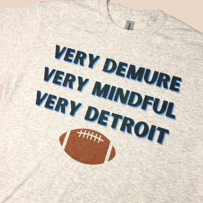 Demure Mindful Detroit T-Shirt - The Sassy Olive