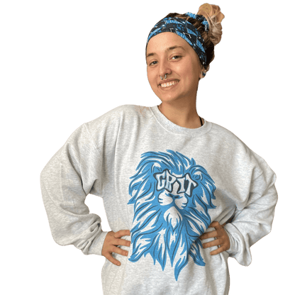 Detroit Grit Lion Crewneck Sweatshirt - The Sassy Olive