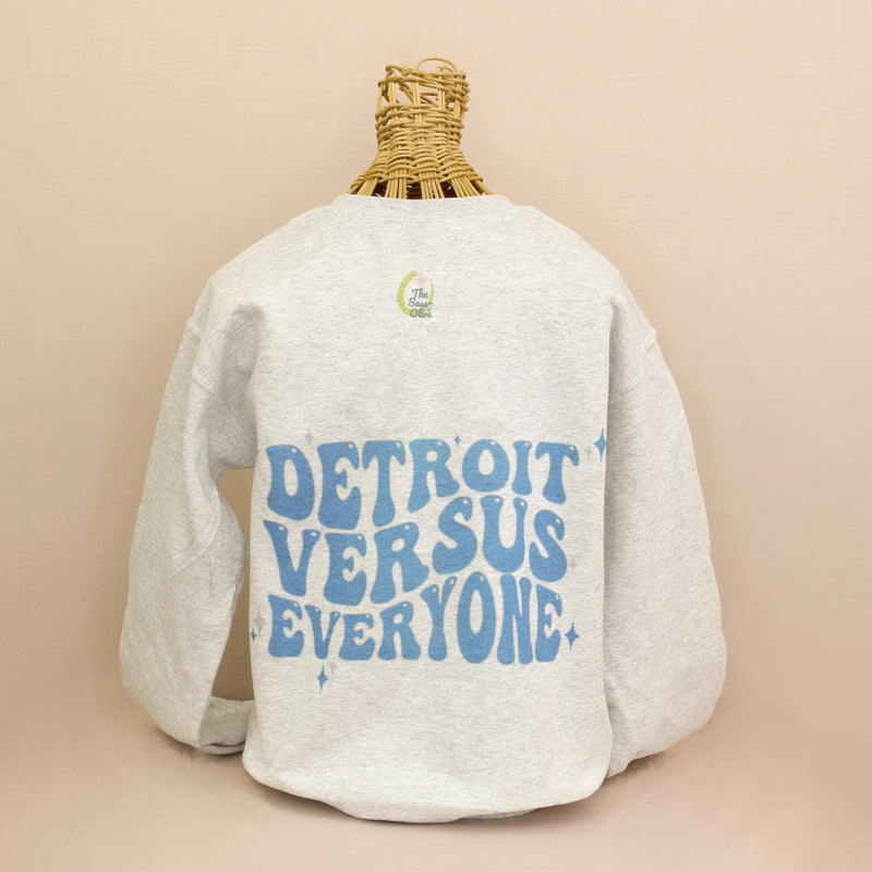 Detroit vs Everyone Crewneck Sweatshirt - The Sassy Olive