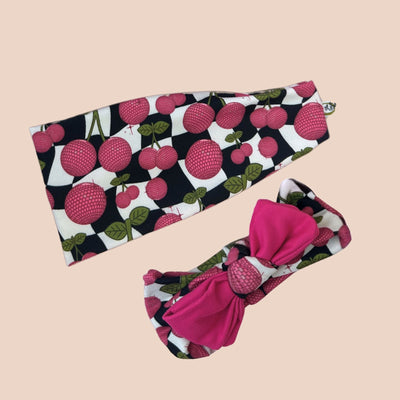 Disco Cherries Mommy & Me Bundle with Stretch - The Sassy Olive