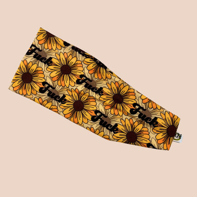 Fucking Sunflowers Stretch Headband - The Sassy Olive