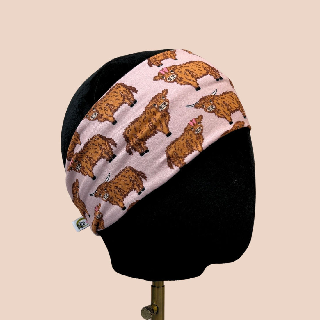 Highland Cows Stretch Headband - The Sassy Olive