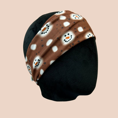 Hot Cocoa Snowmen Stretch Headband - The Sassy Olive