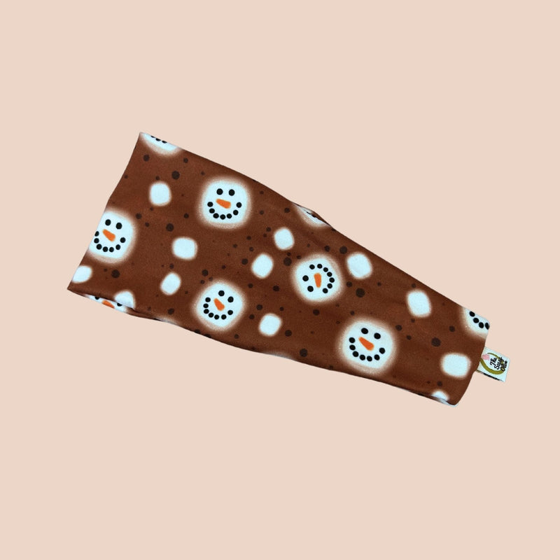 Hot Cocoa Snowmen Stretch Headband - The Sassy Olive