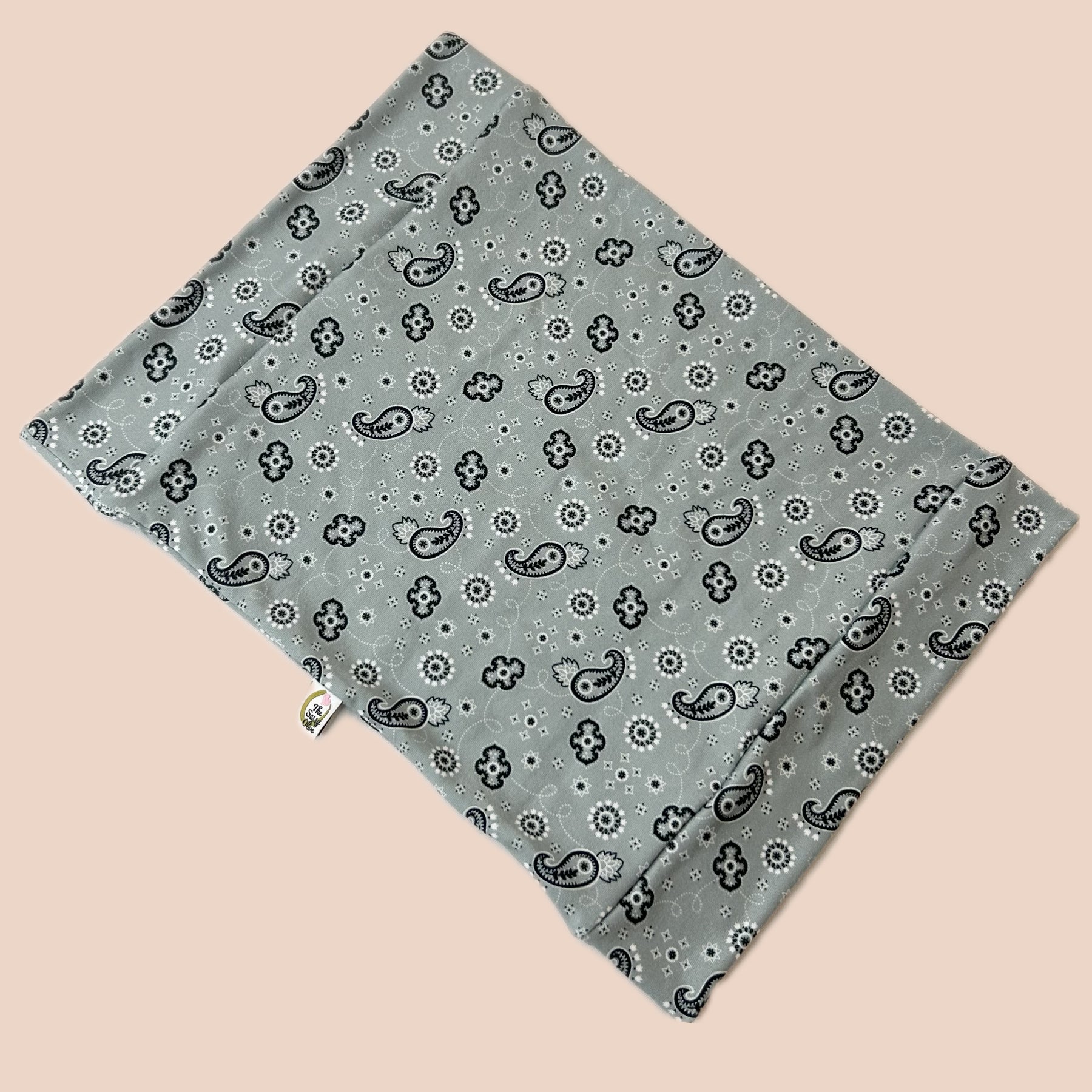 Light Blue Bandana Paisley Boho Buff - The Sassy Olive