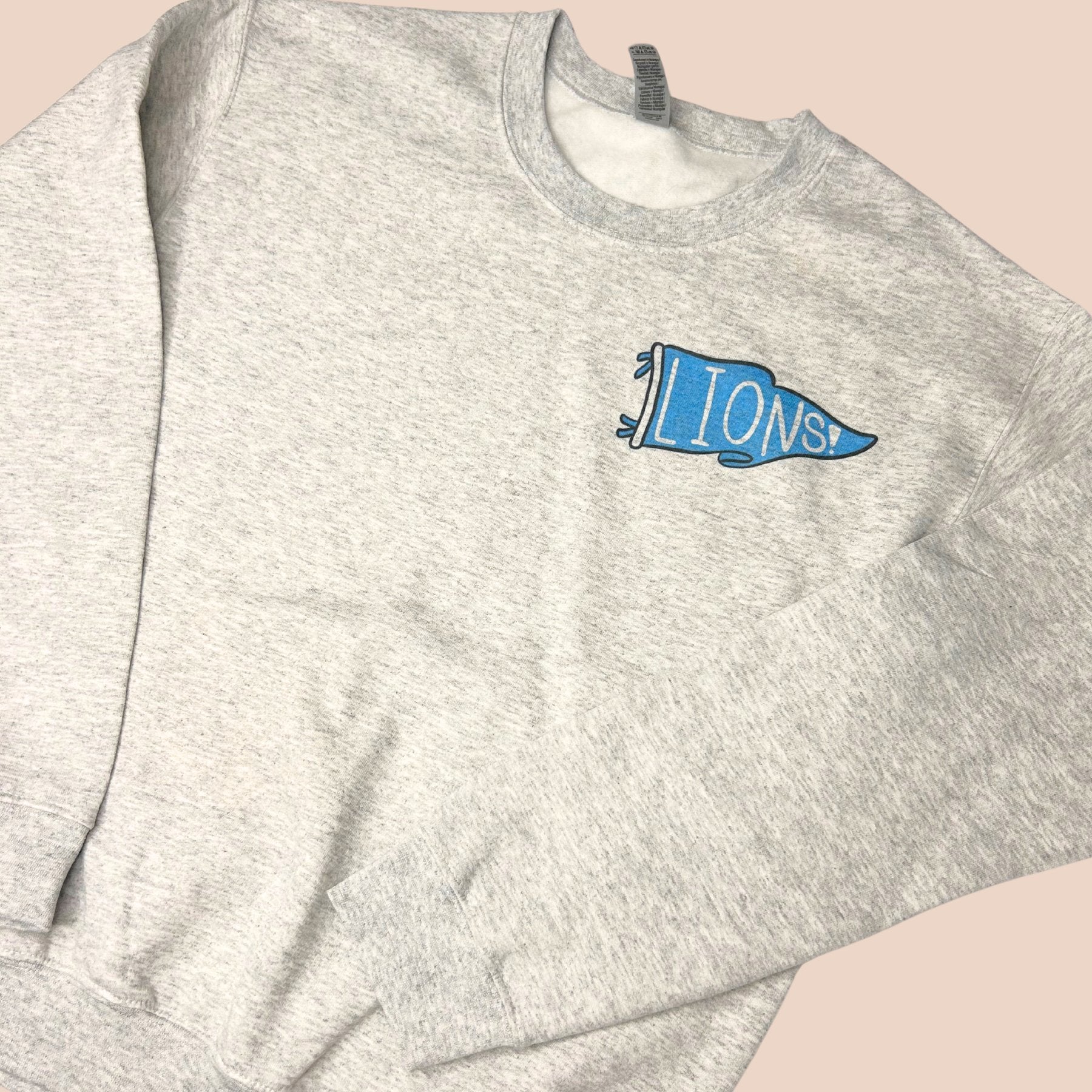 Lions Pennant Crewneck Sweatshirt - The Sassy Olive