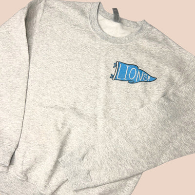 Lions Pennant Crewneck Sweatshirt - The Sassy Olive