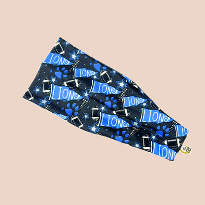 Lions Pennant Stretch Headband - The Sassy Olive