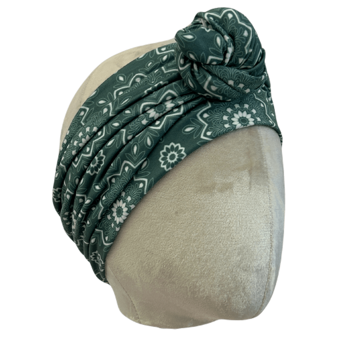 Mandala Jade Wrap Headband - The Sassy Olive