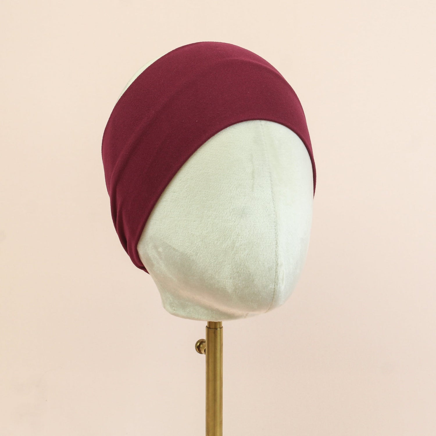 Merlot Solid Stretch Headband - The Sassy Olive