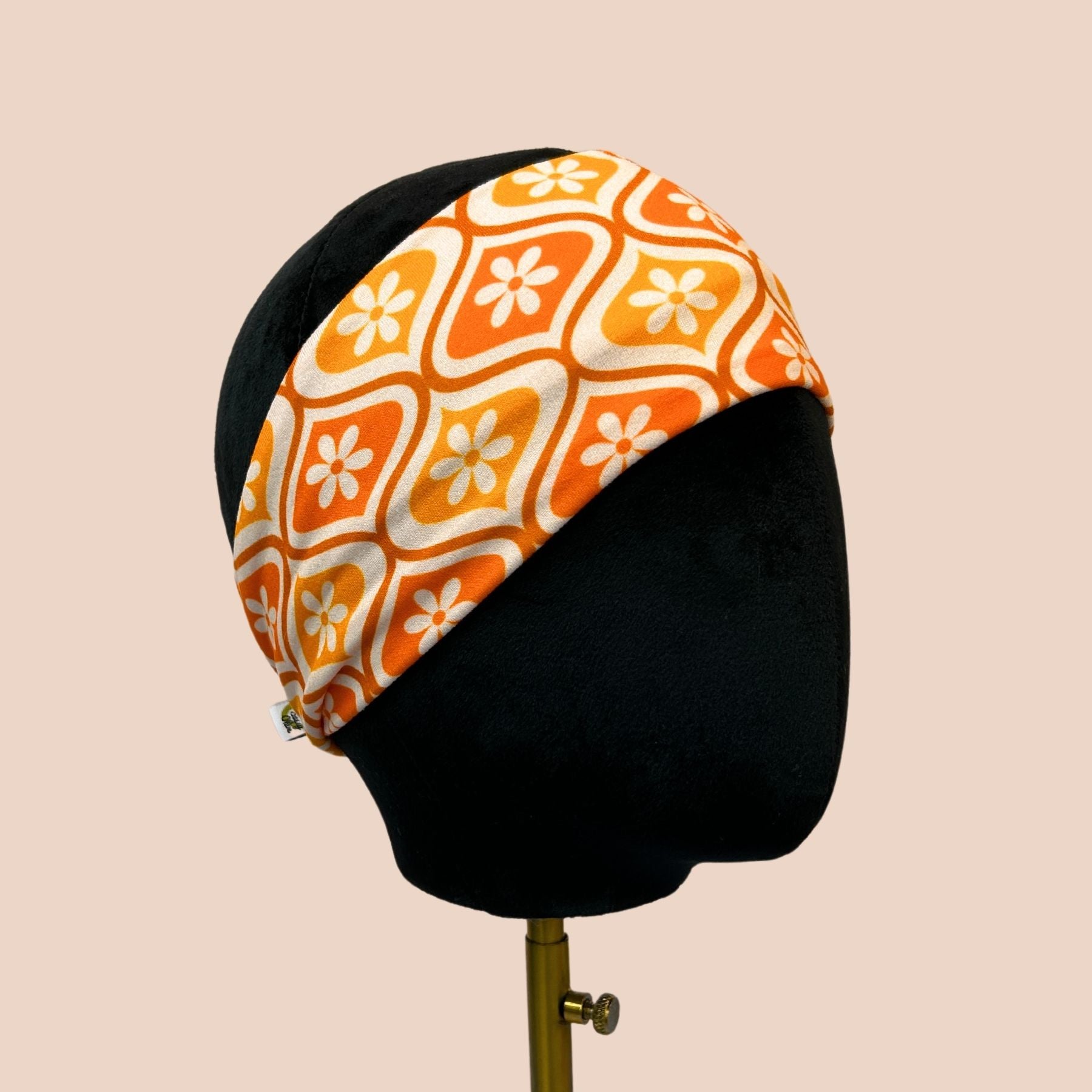 Orange Couch Stretch Headband - The Sassy Olive