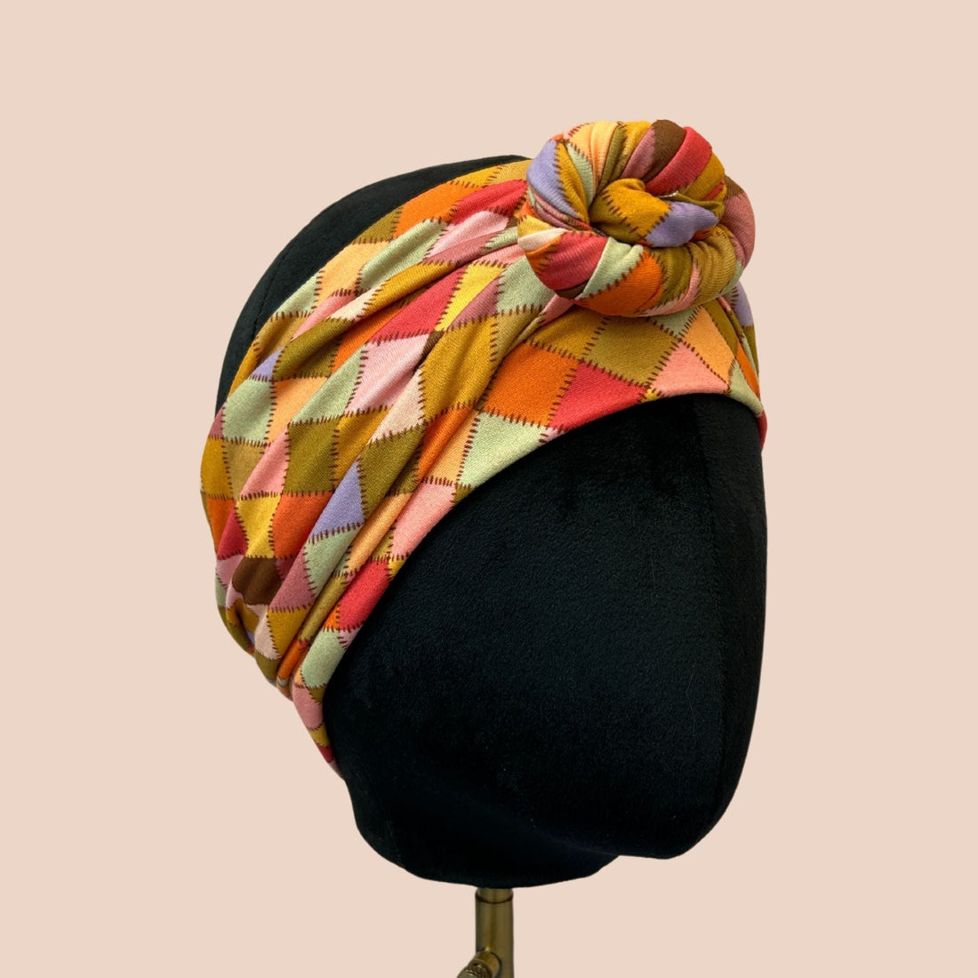 Patchwork Wrap Headband - The Sassy Olive