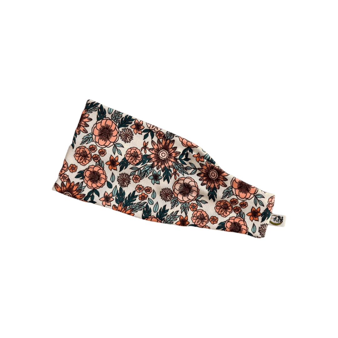 Peachy Garden Stretch Headband - The Sassy Olive