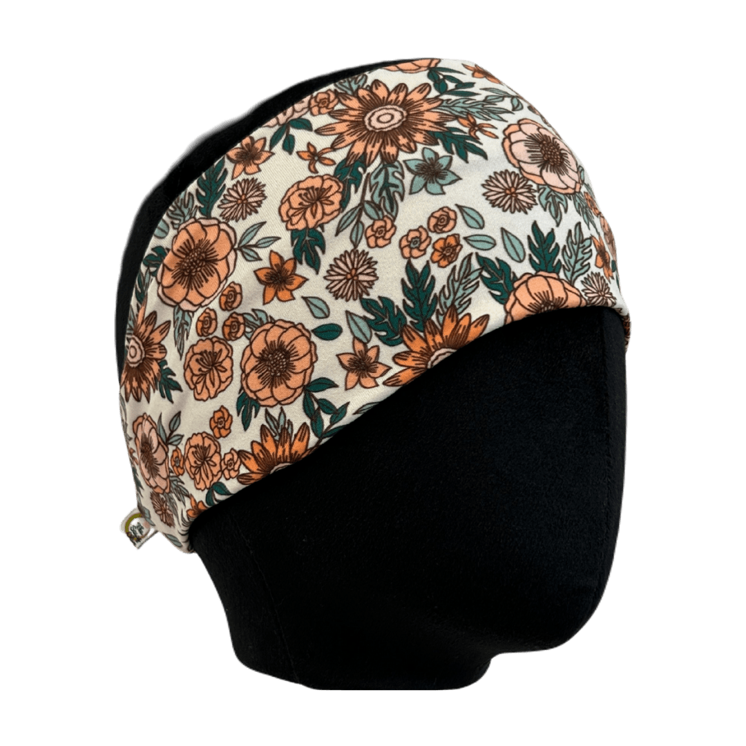 Peachy Garden Stretch Headband - The Sassy Olive