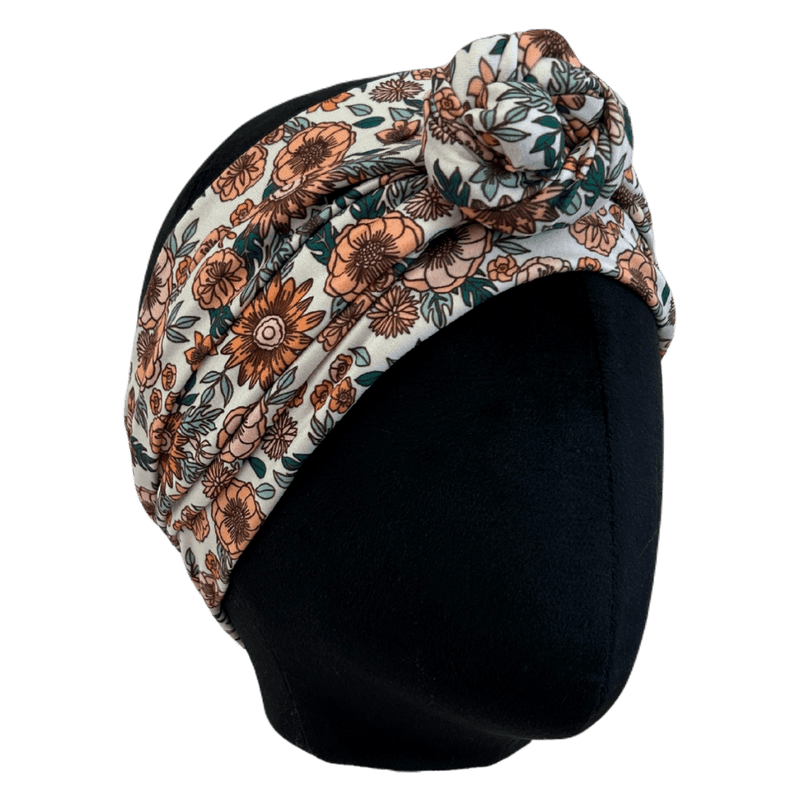 Peachy Garden Wrap Headband - The Sassy Olive