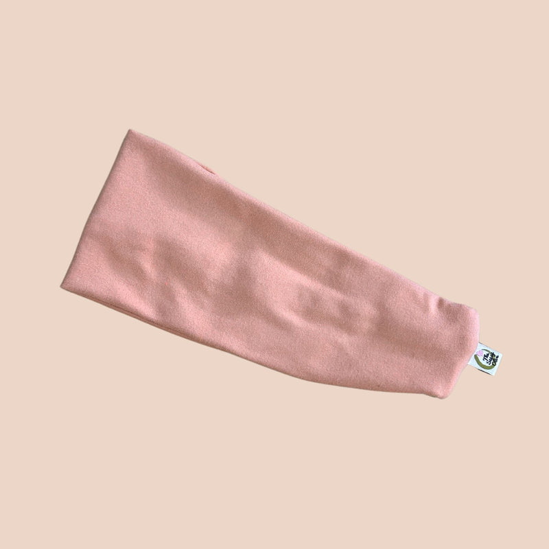 Peony Pink Solid Stretch Headband - The Sassy Olive