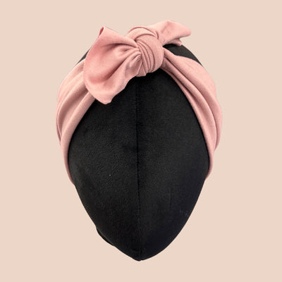 Peony Pink Top Knot Headband - The Sassy Olive