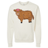 Pink Bow Highland Cow Crewneck - The Sassy Olive