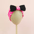 Pink Checkered Baby Headband - The Sassy Olive