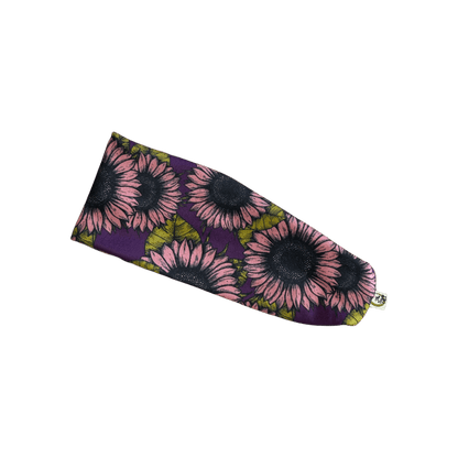 Pink Sunflower Stretch Headband - The Sassy Olive