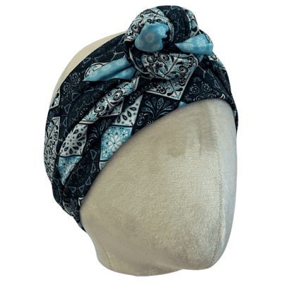 Quilted Greece Wrap Headband - The Sassy Olive