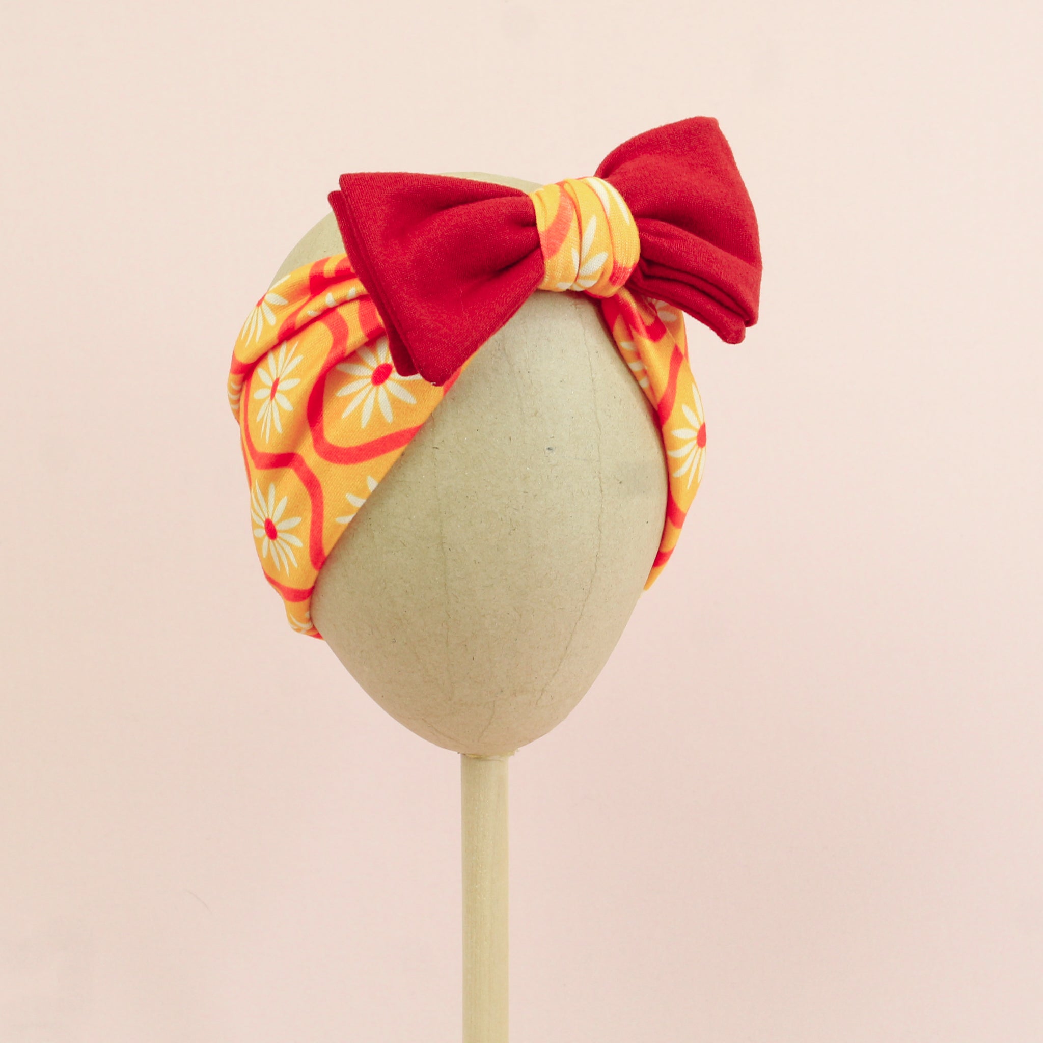 Retro Daisies Baby Headband - The Sassy Olive