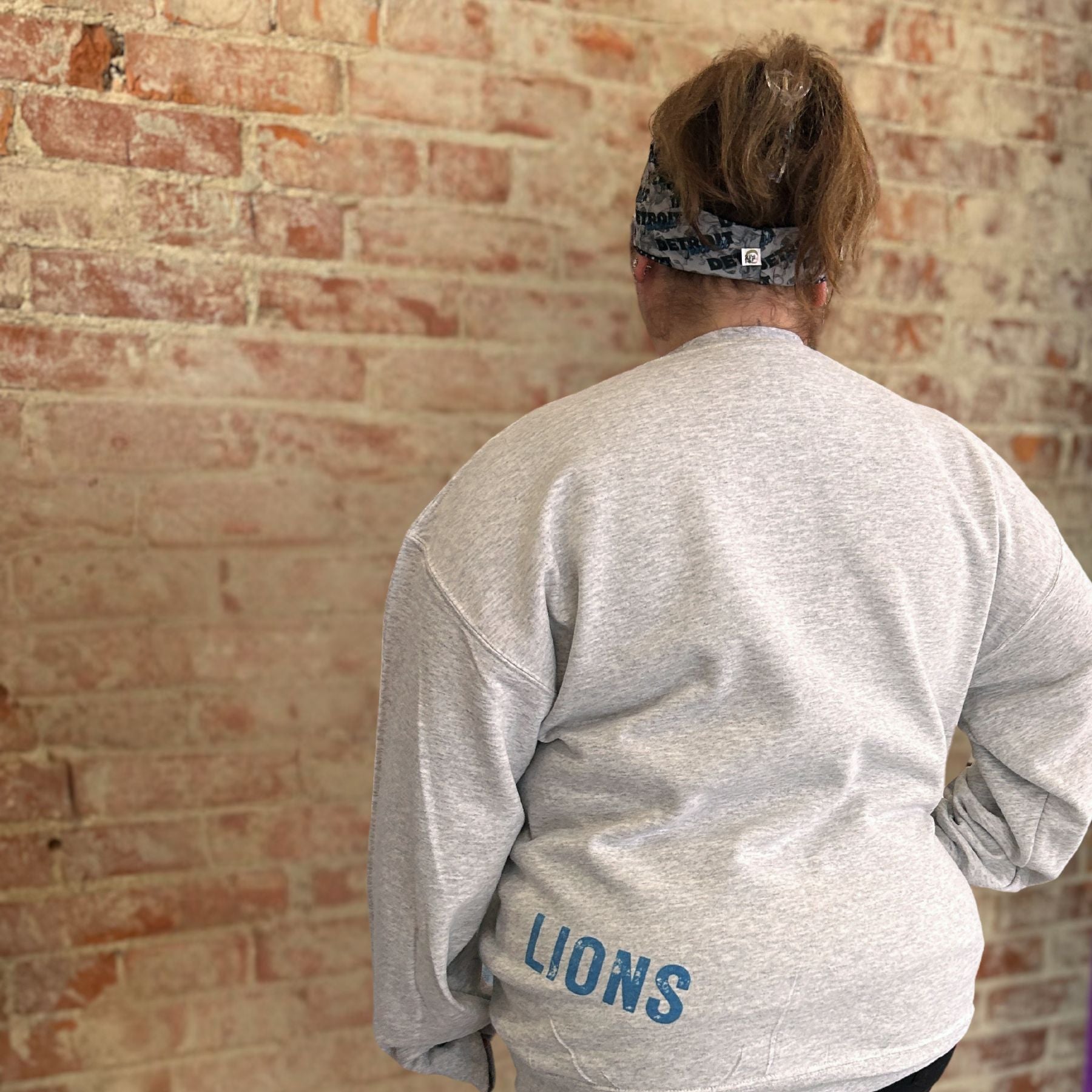 Retro Detroit Lions Crewneck Sweatshirt - The Sassy Olive