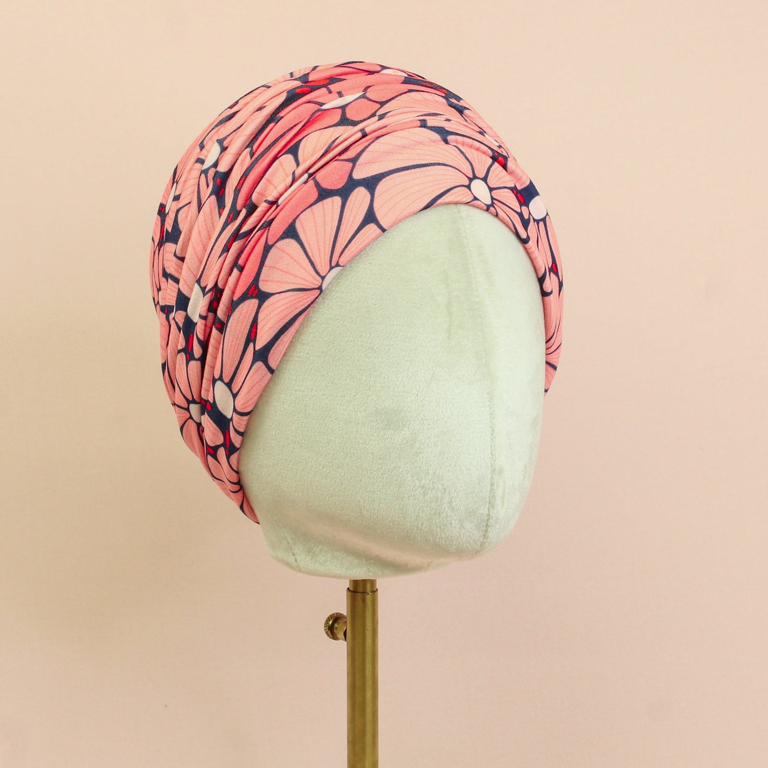 Retro Pink Flower Boho Buff - The Sassy Olive