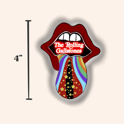 The Rolling Gallstones Vinyl Decal Sticker - The Sassy Olive