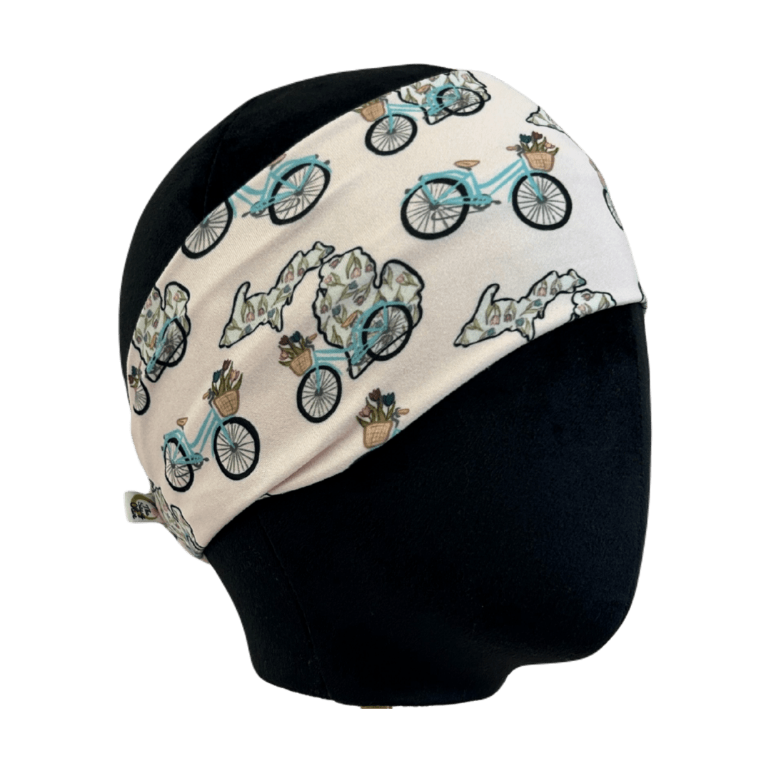 Tulip Time Bike Ride Stretch Headband - The Sassy Olive