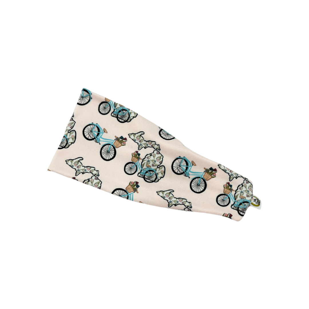 Tulip Time Bike Ride Stretch Headband - The Sassy Olive