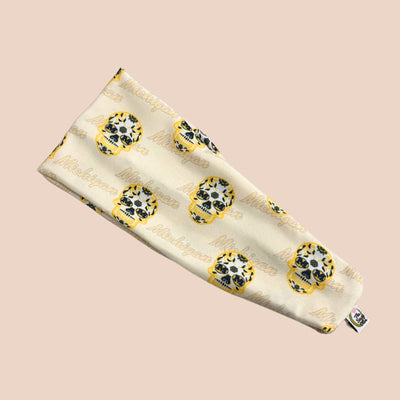 U of M Sugar Skull Stretch Headband - The Sassy Olive