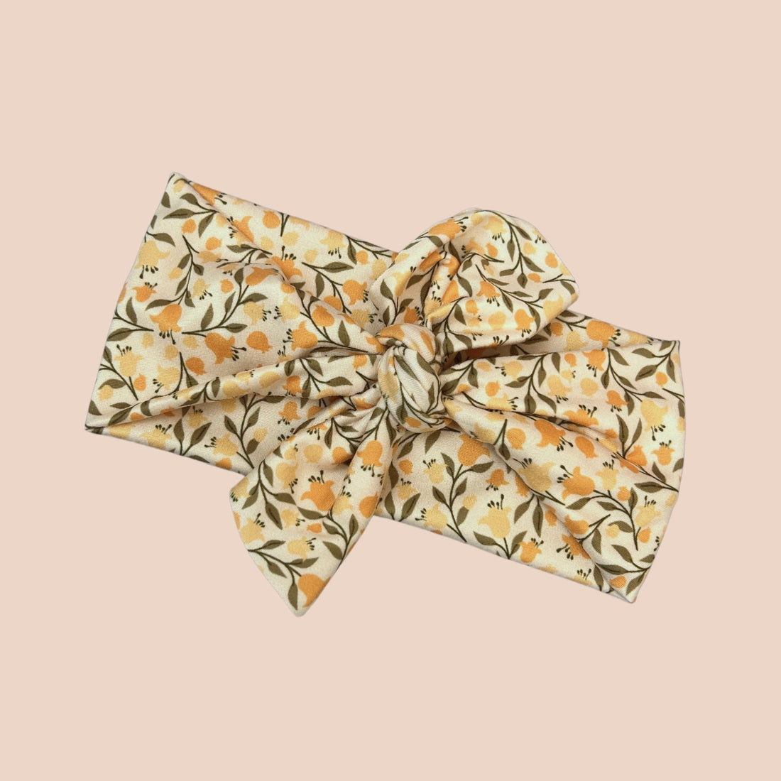 Yellow Bell Floral Top Knot Headband - The Sassy Olive