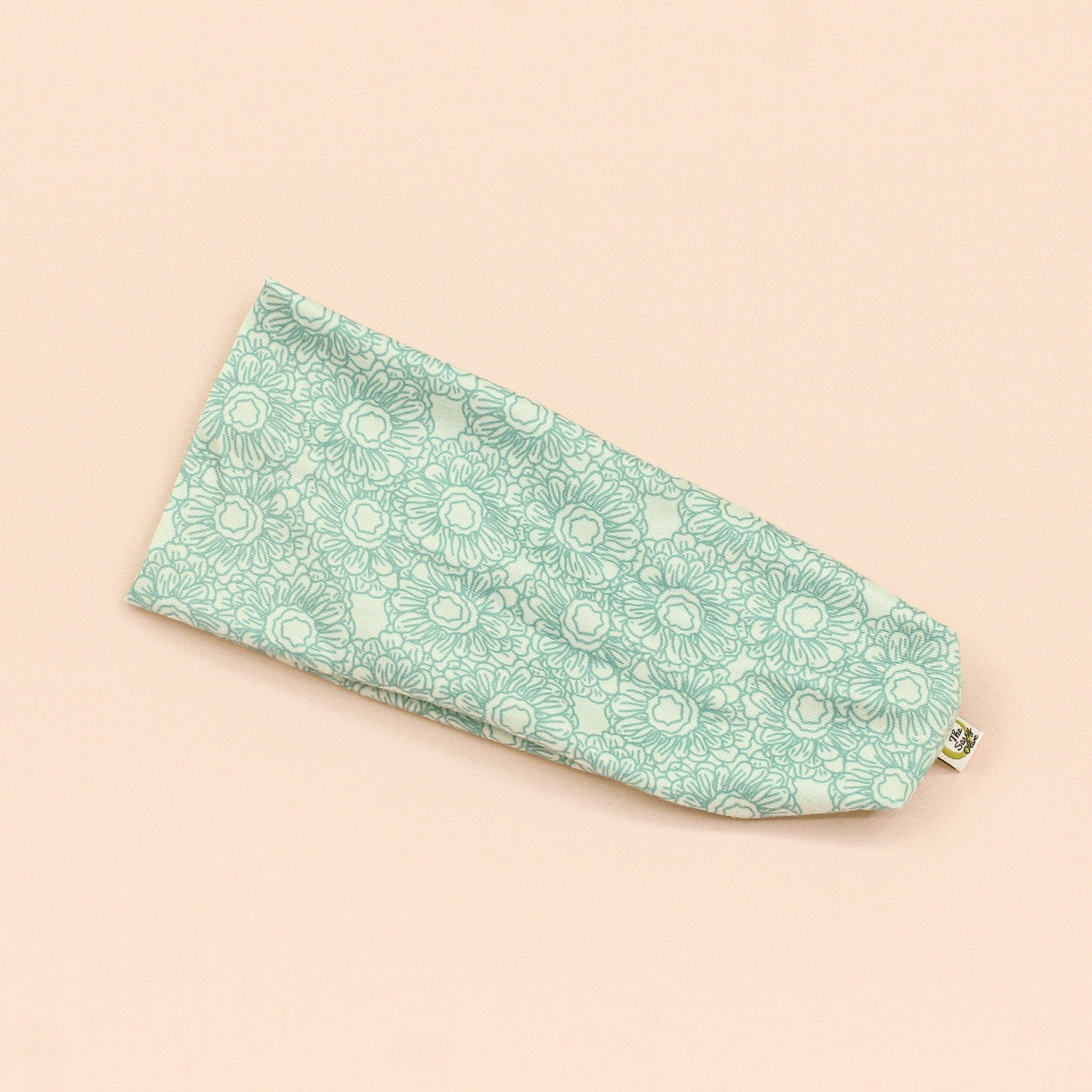 Arizona Blue Floral Stretch Headband - The Sassy Olive