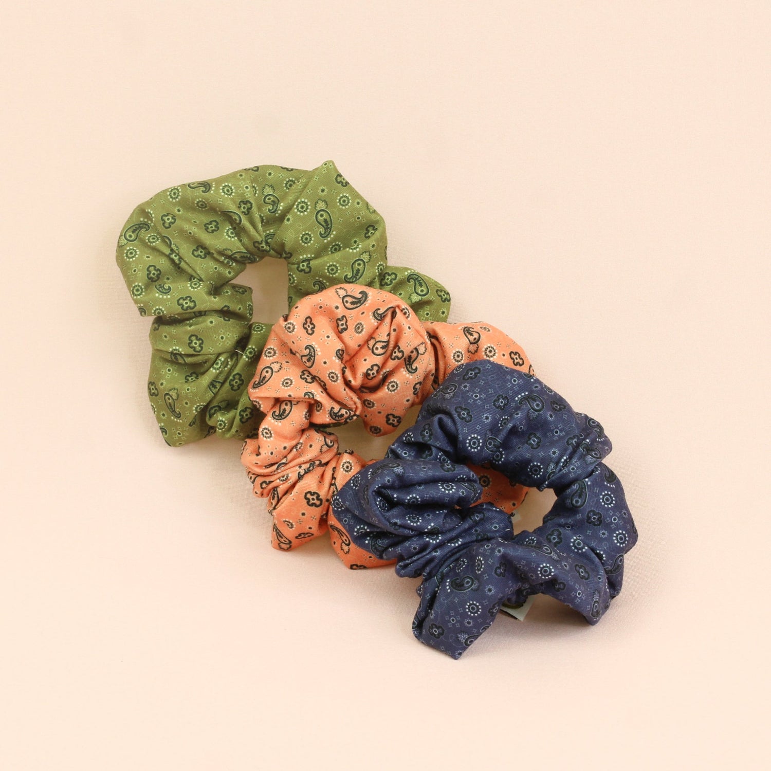 Bandana Pattern Scrunchie Pack - The Sassy Olive