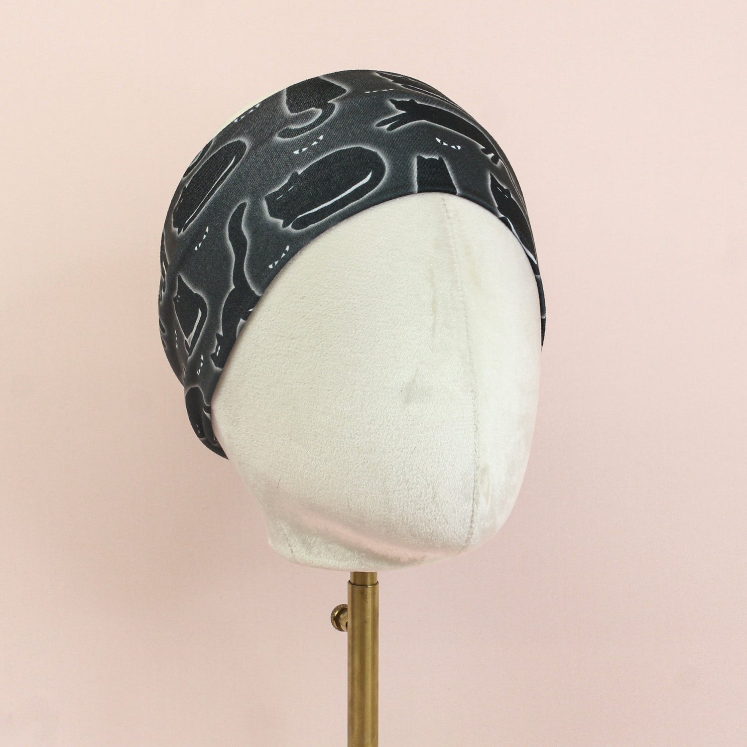 Black Cats Stretch Headband - The Sassy Olive