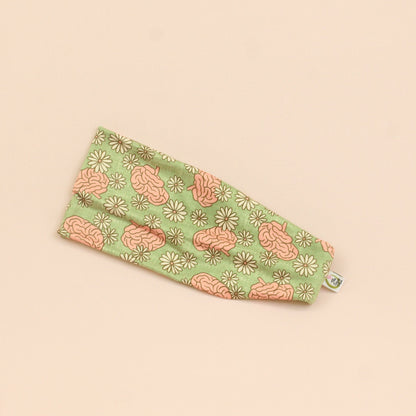 Brain Daisies Stretch Headband - The Sassy Olive