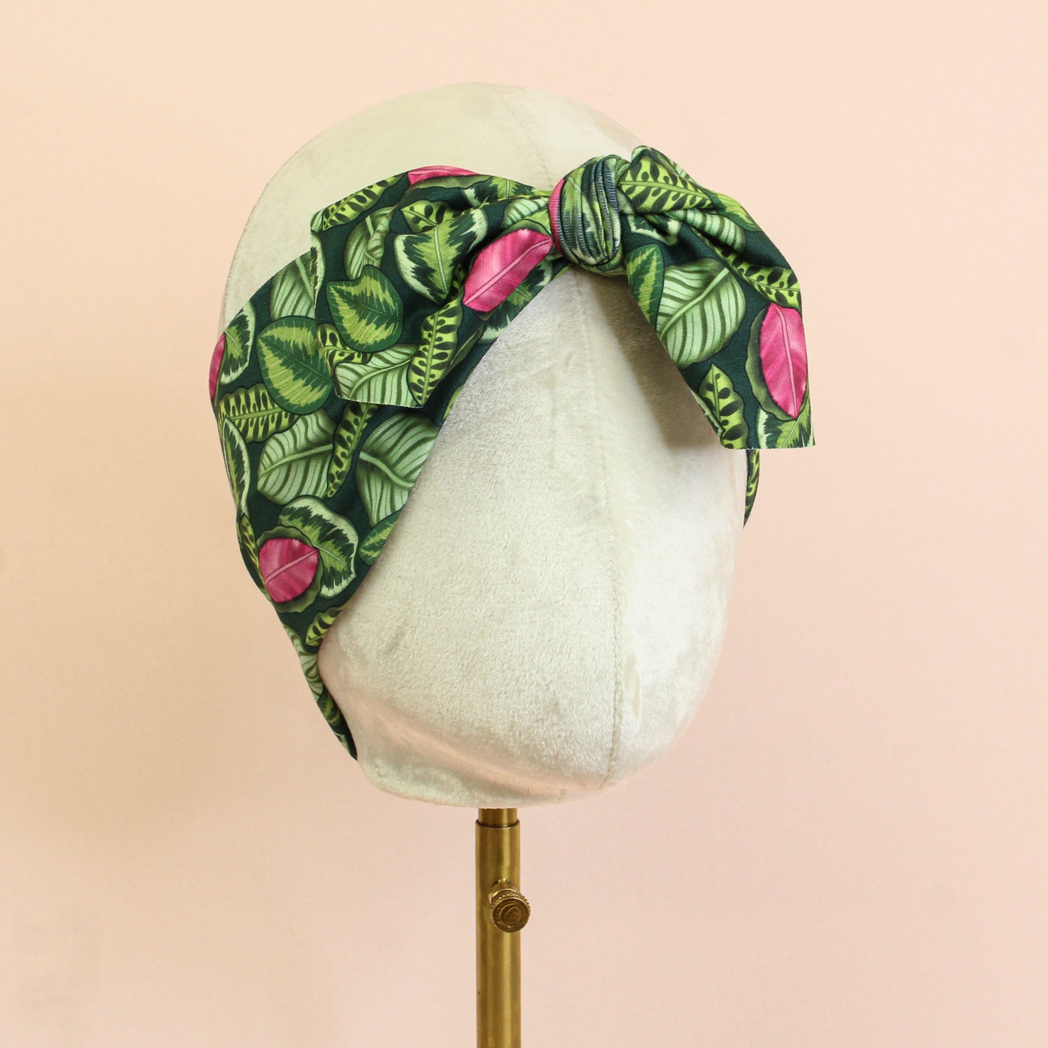 Calathea Top Knot Headband - The Sassy Olive