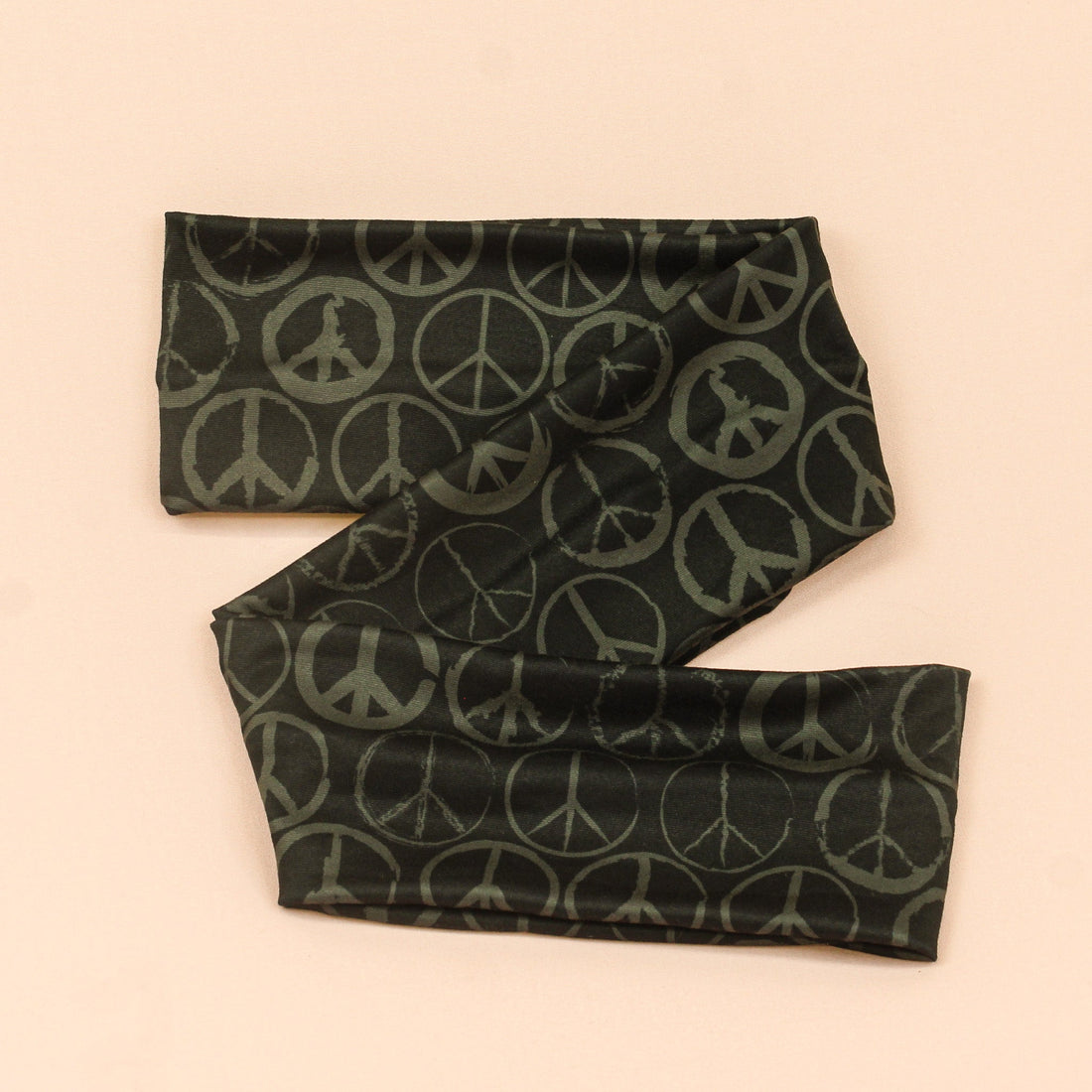 Dark Peace Wrap Headband - The Sassy Olive