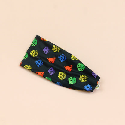 D&amp;D Dice Stretch Headband - The Sassy Olive