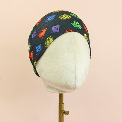 D&amp;D Dice Stretch Headband - The Sassy Olive