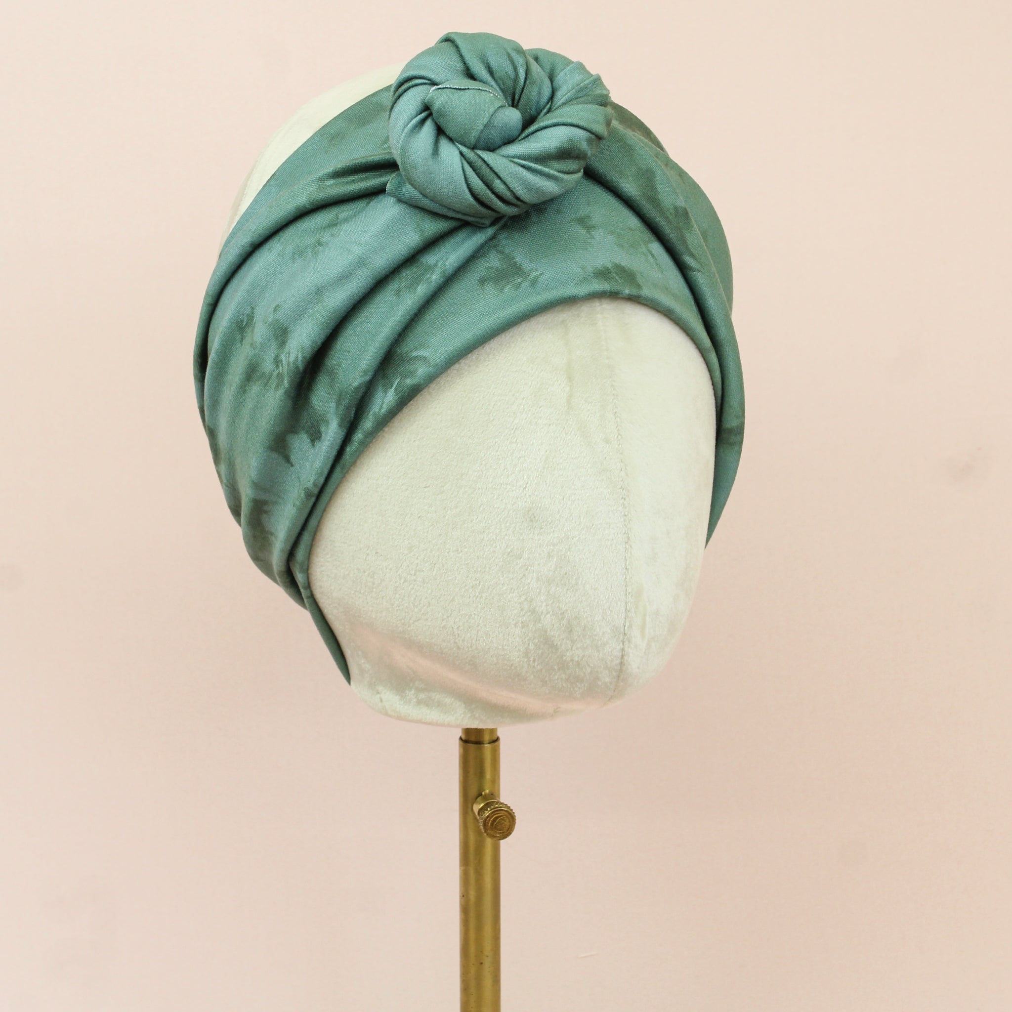 Emerald Tie Dye Wrap Headband - The Sassy Olive