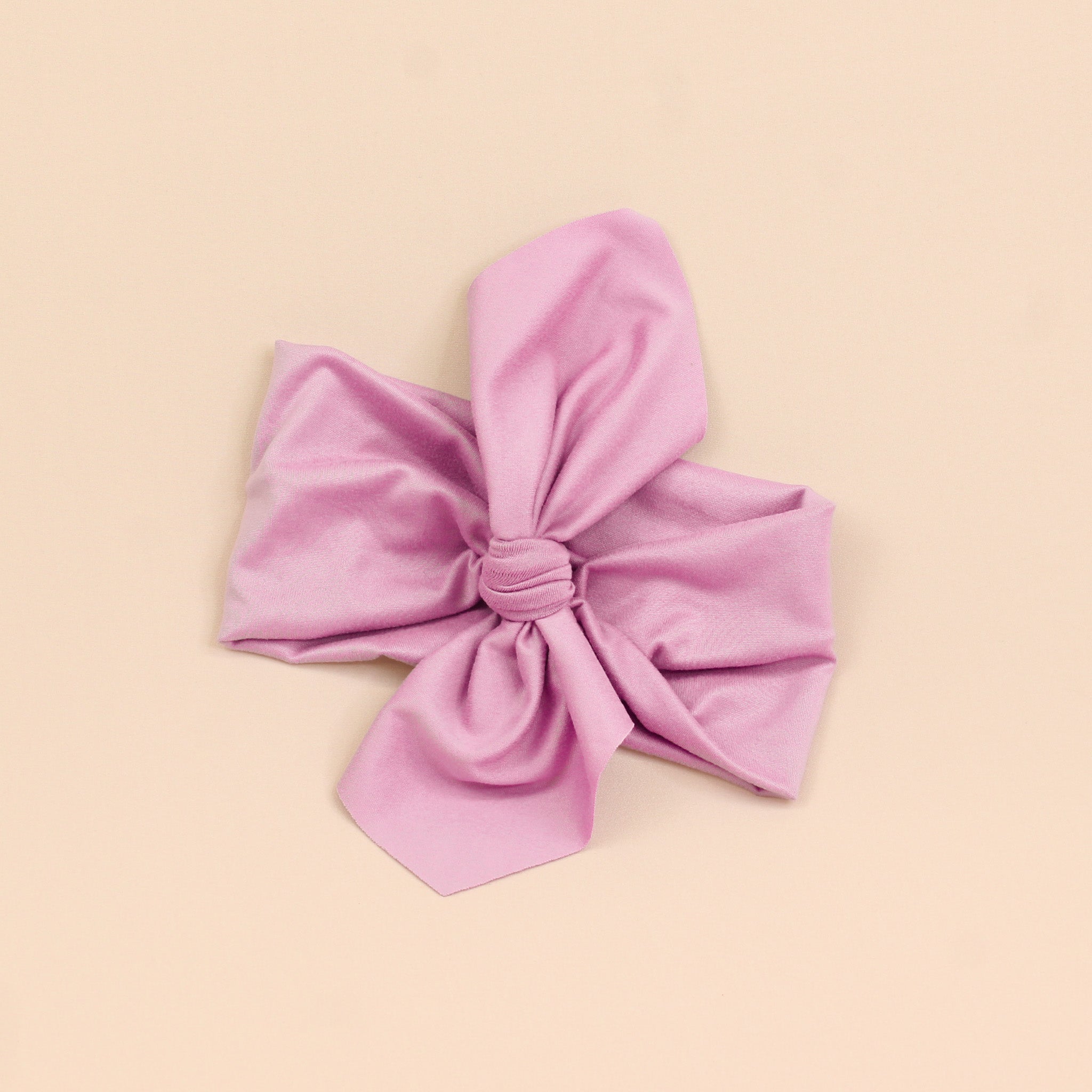 Lilac Solid Top Knot Headband - The Sassy Olive